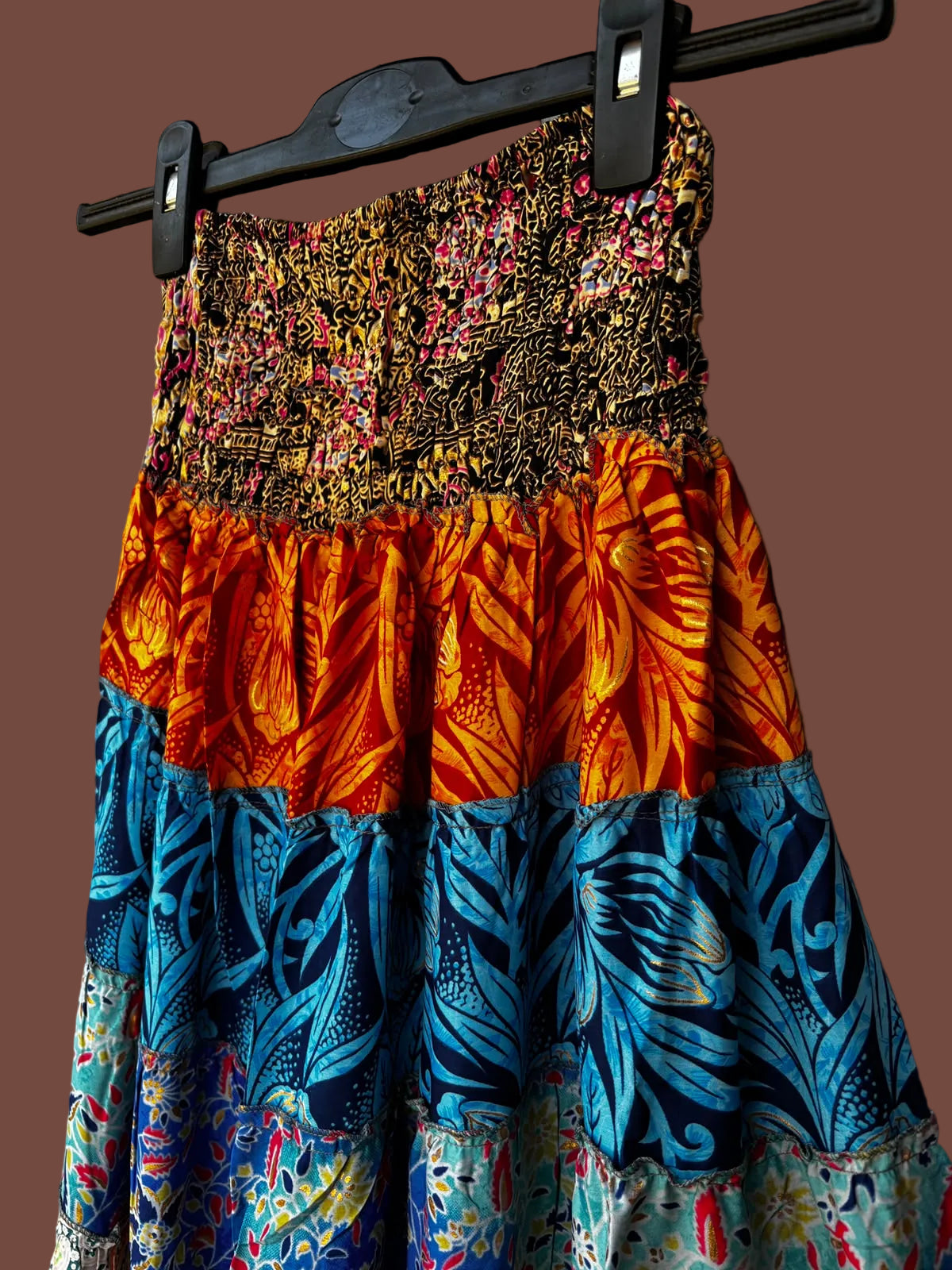 Wanderlust Patchwork Gypsy Skirt