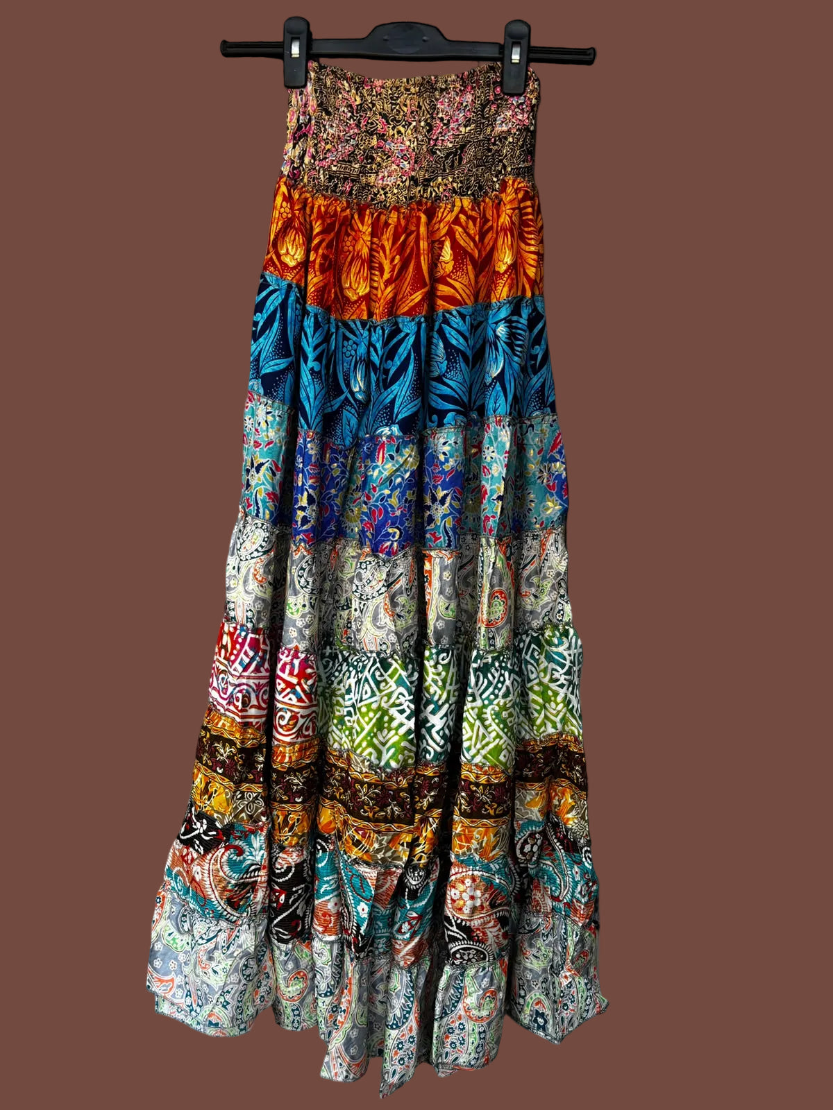 Wanderlust Patchwork Gypsy Skirt
