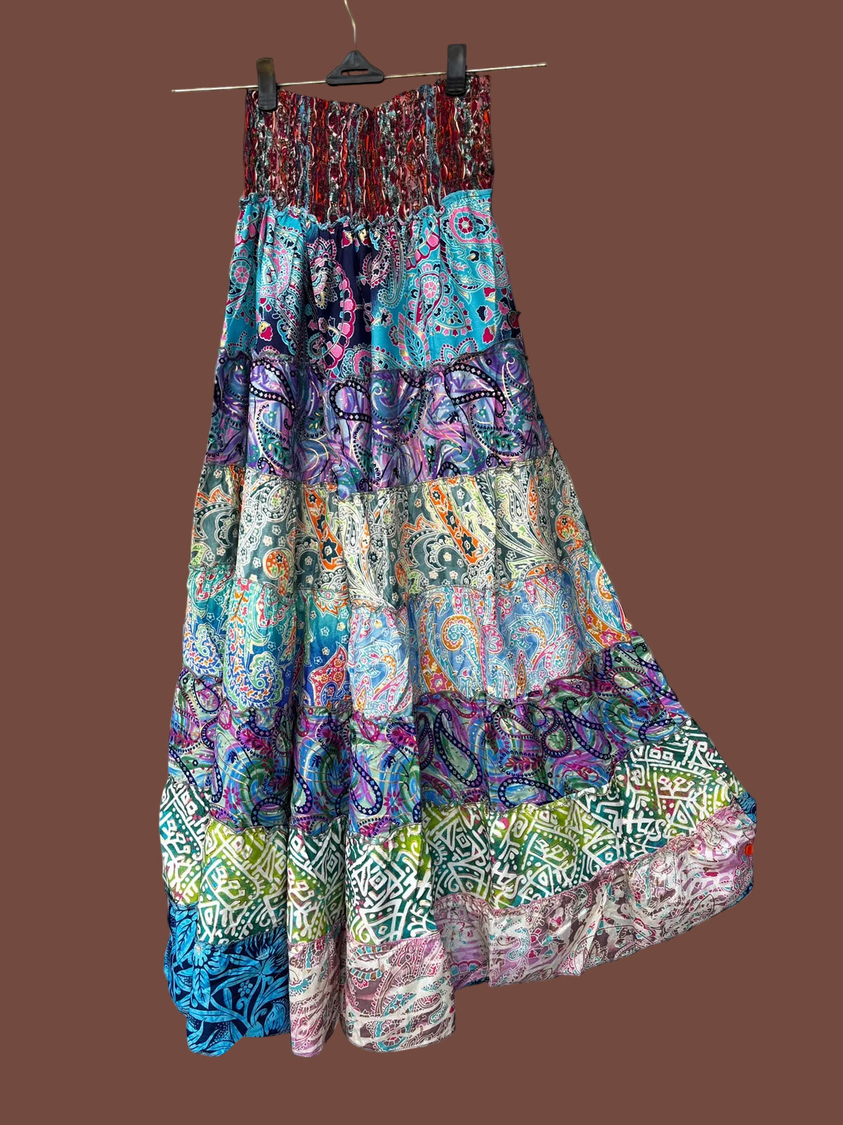 Wanderlust Patchwork Gypsy Skirt