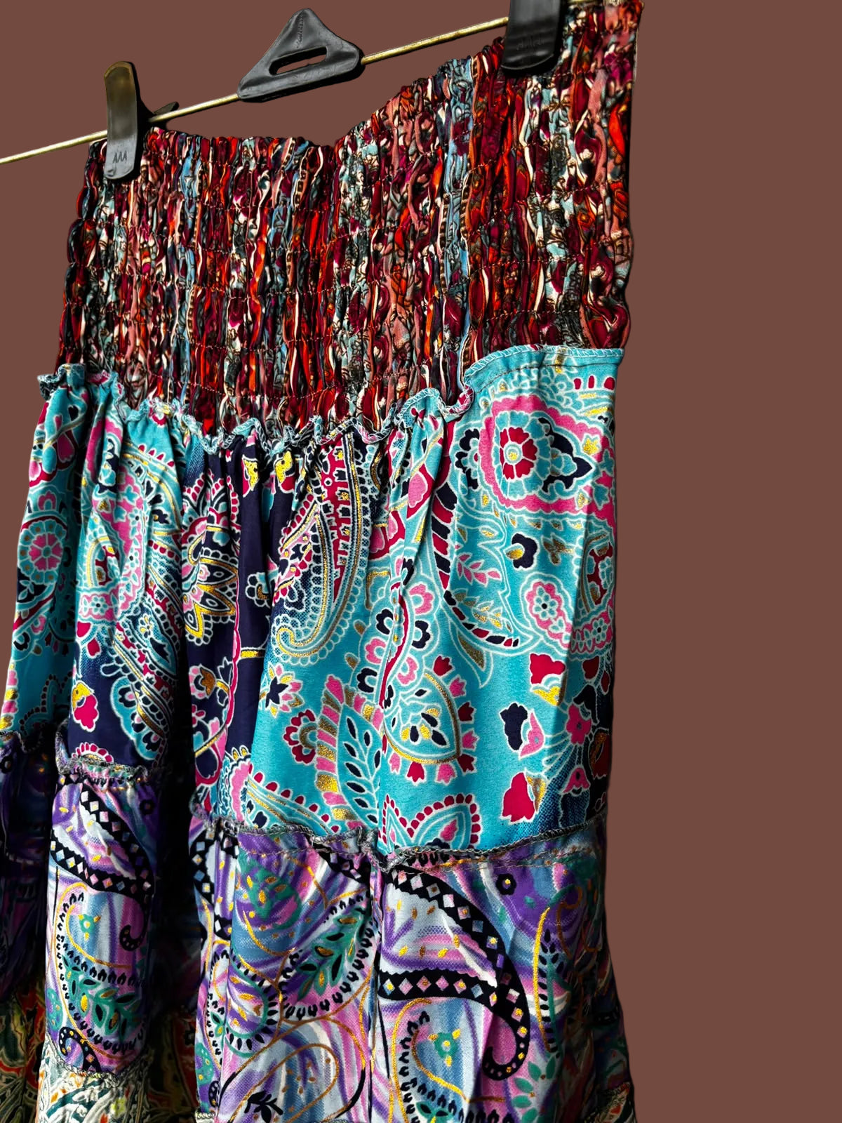Wanderlust Patchwork Gypsy Skirt