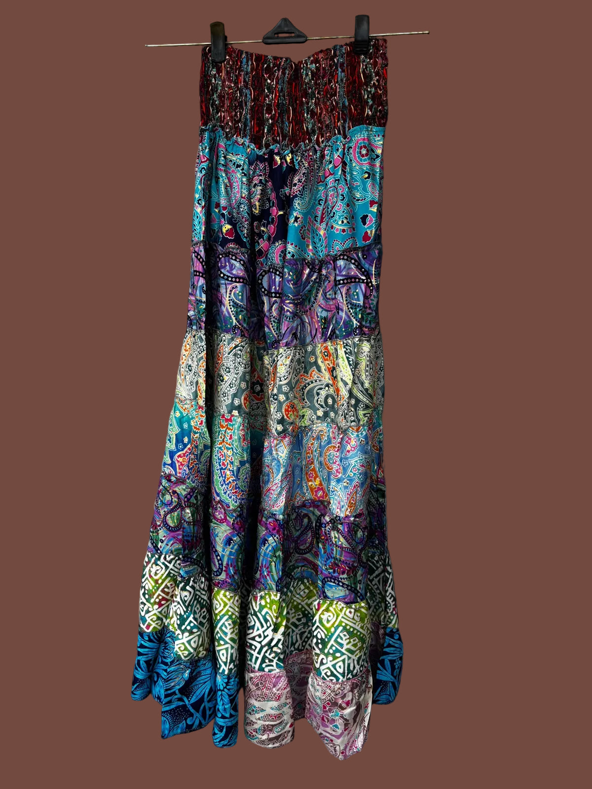 Wanderlust Patchwork Gypsy Skirt