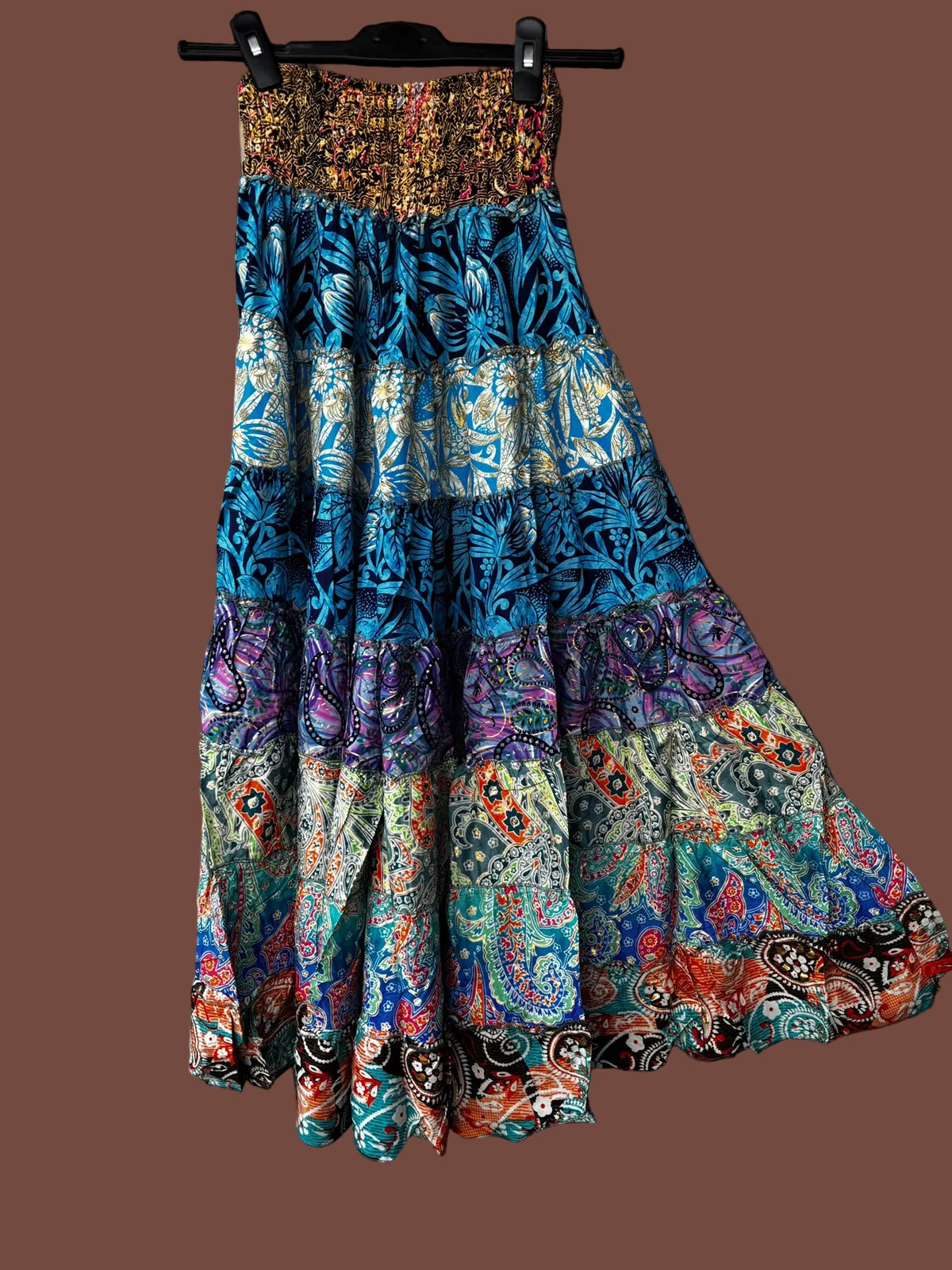 Wanderlust Patchwork Gypsy Skirt