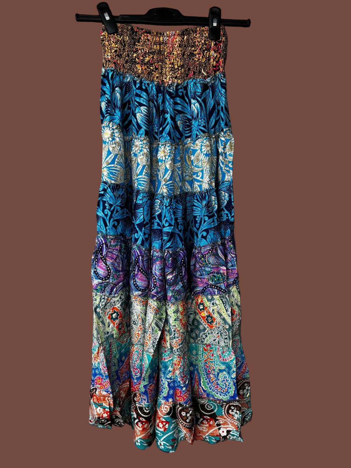 Wanderlust Patchwork Gypsy Skirt