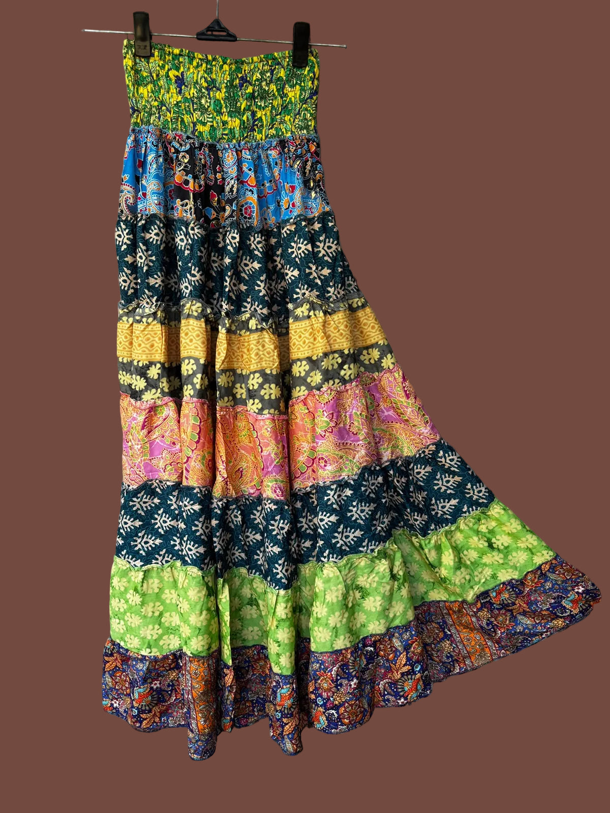 Wanderlust Patchwork Gypsy Skirt