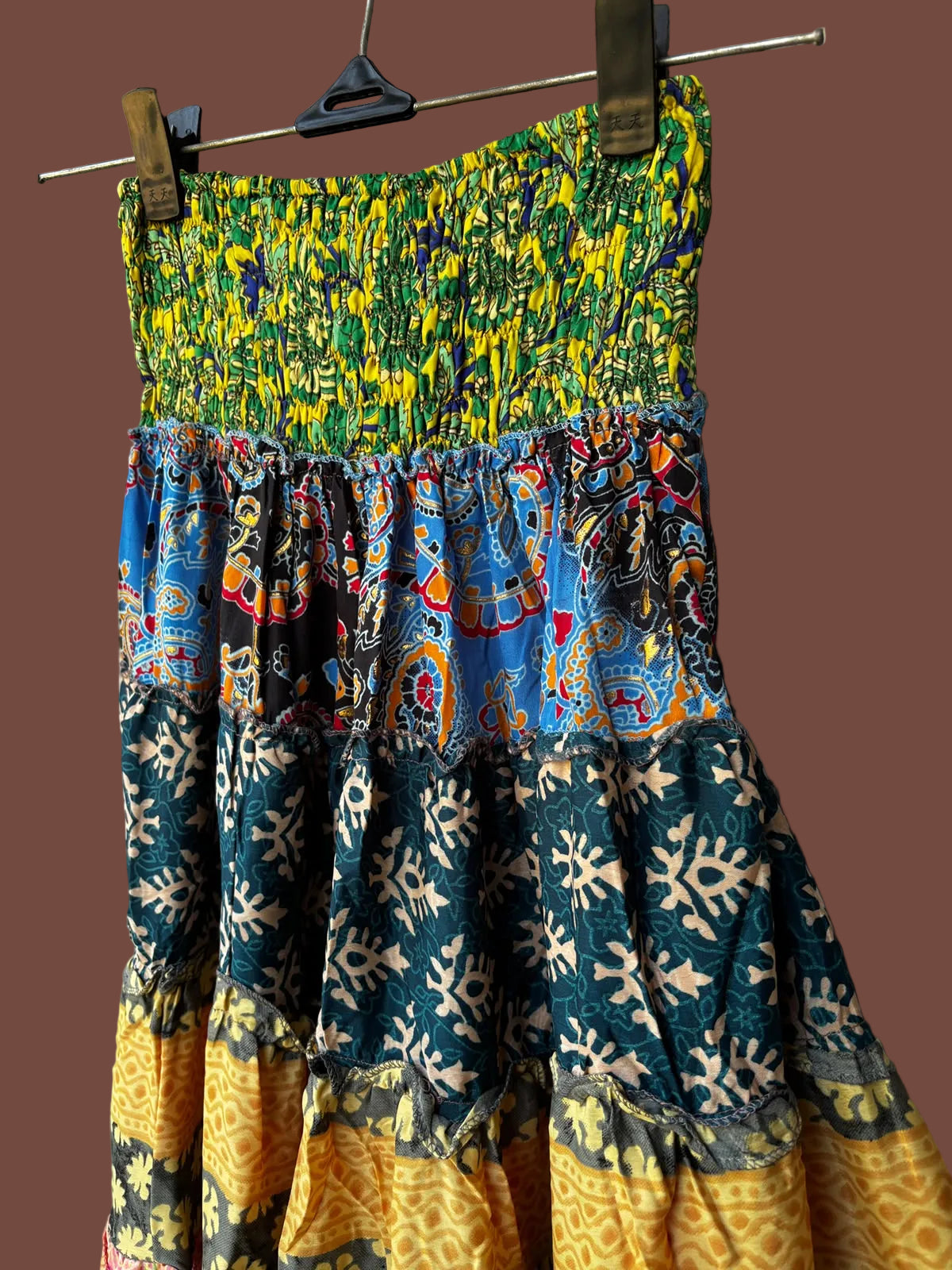 Wanderlust Patchwork Gypsy Skirt