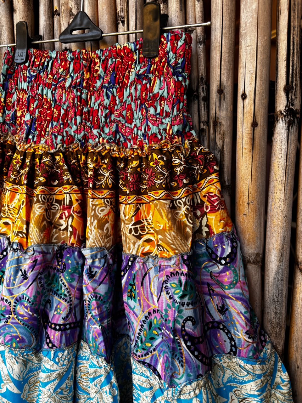 Wanderlust Patchwork Gypsy Skirt