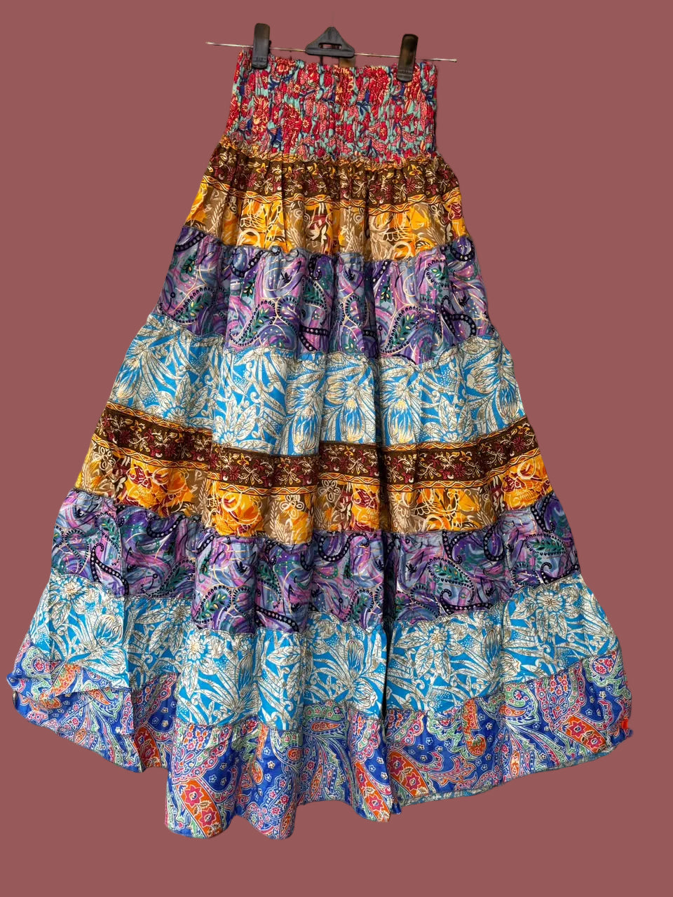 Wanderlust Patchwork Gypsy Skirt