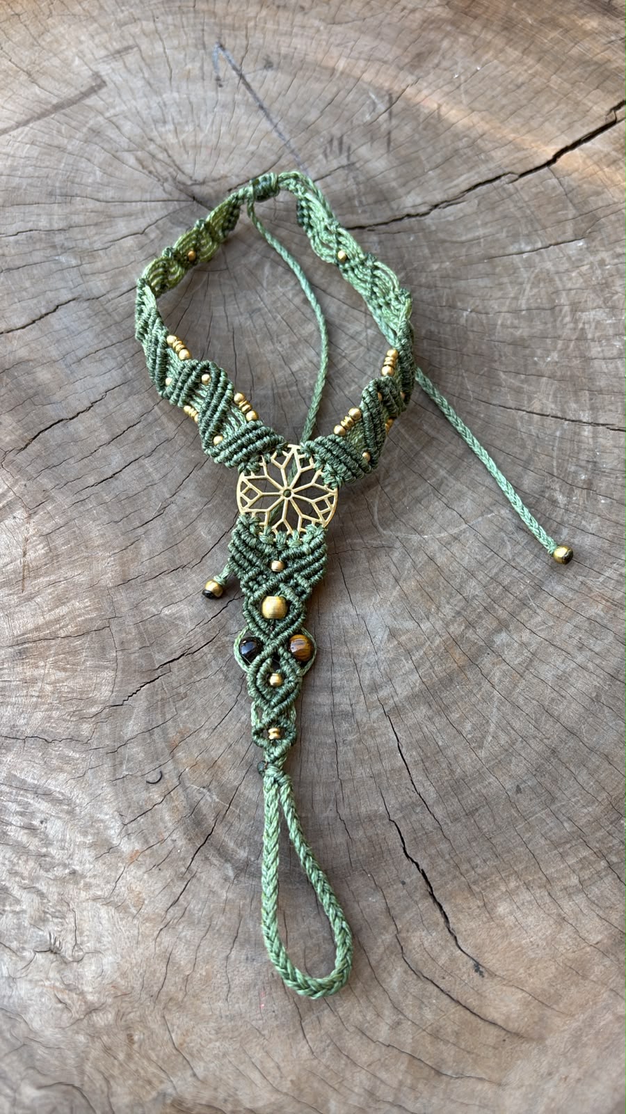 Macrame Foot Adornment