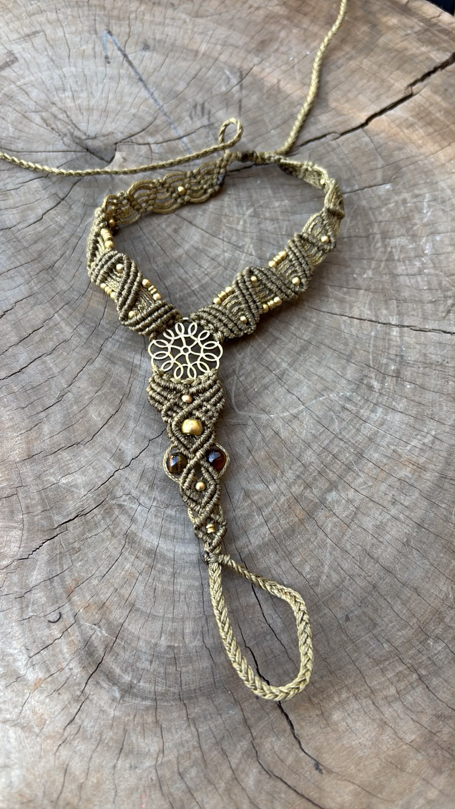 Macrame Foot Adornment