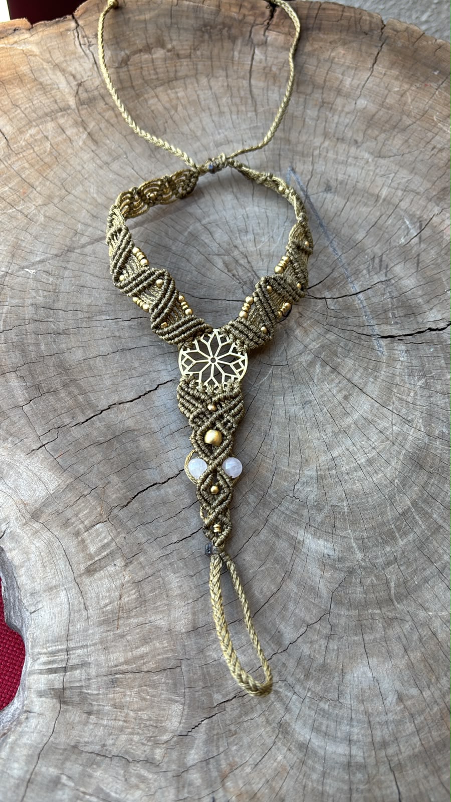 Macrame Foot Adornment