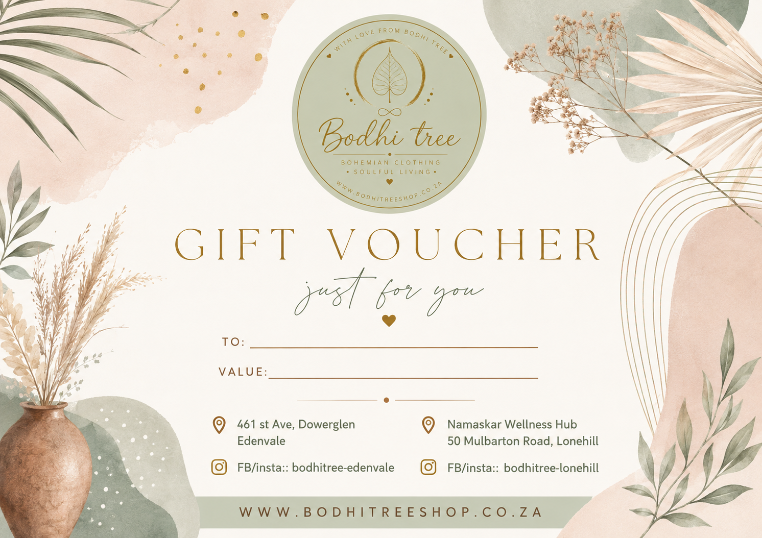 Bodhi Tree Gift Voucher