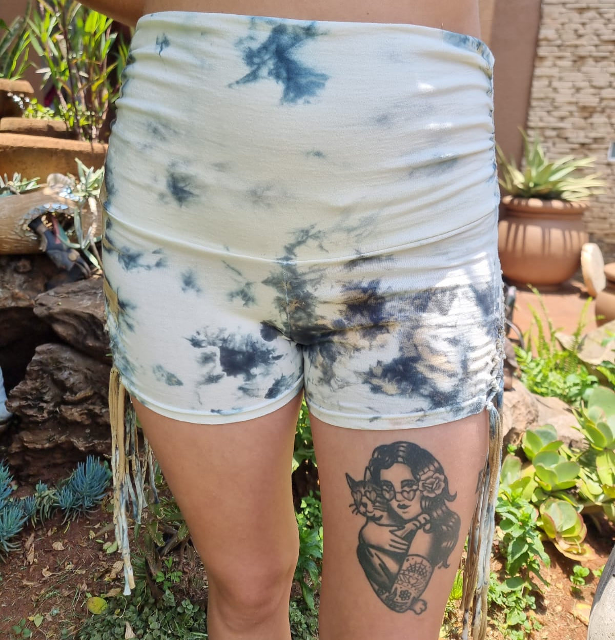 Mesh High Waisted Yoga Shorts