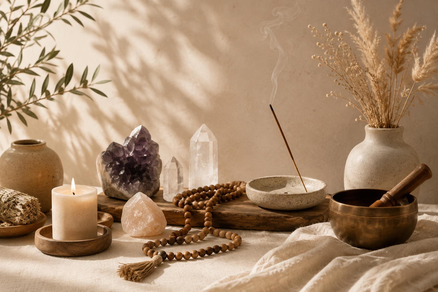 Create space.
Deepen your rituals.