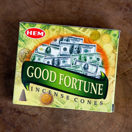 HEM Good Fortune incense cones