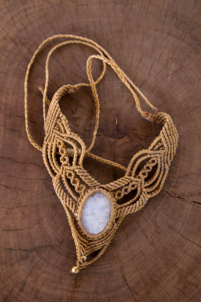 Macrame Gemstone Necklaces