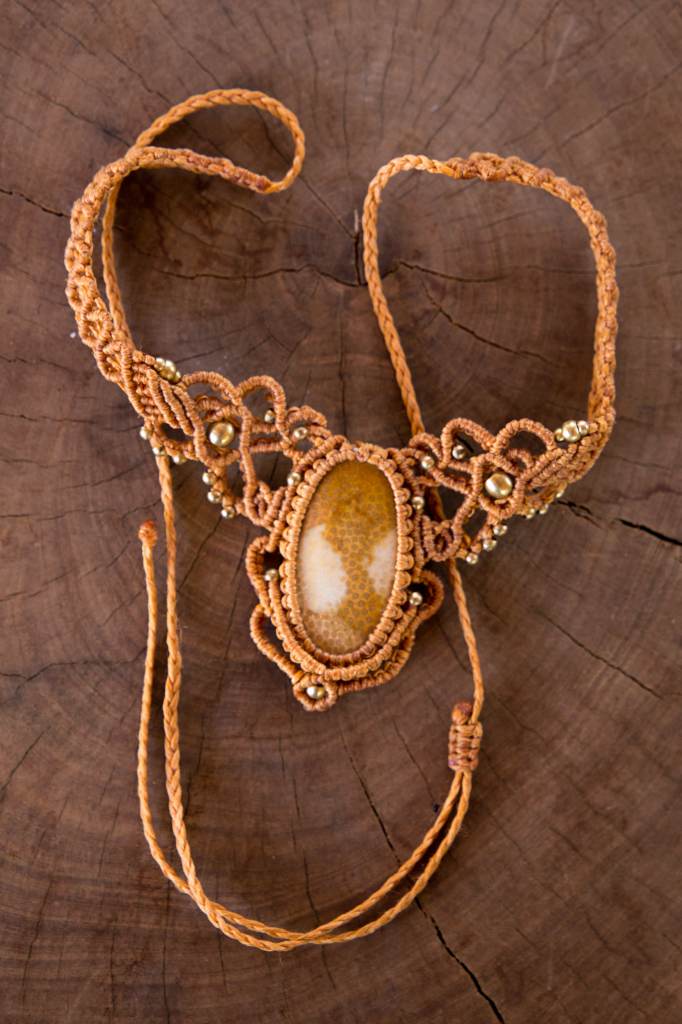 Macrame Gemstone Necklaces