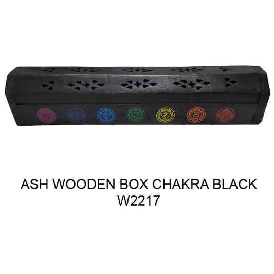 Black Chakra Incense Box