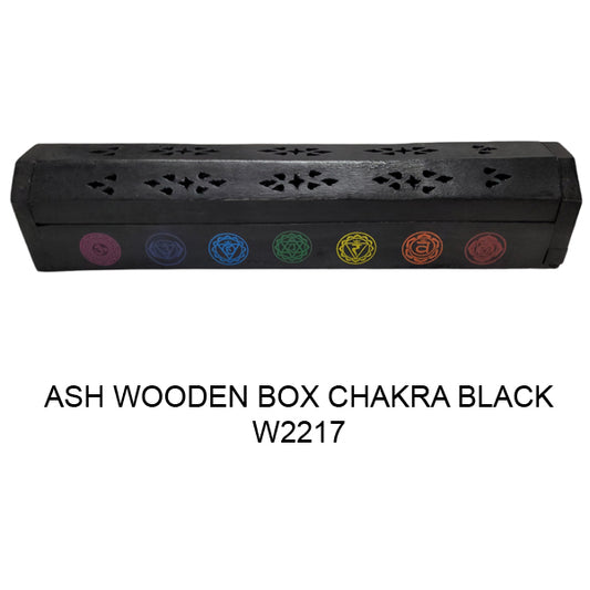 Black Chakra Incense Box