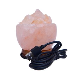 USB Buddy Himalayan Salt Fire Bowl Lamp