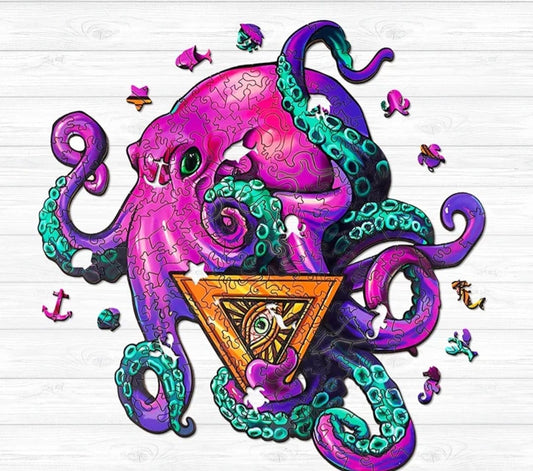 Octopus Wooden Puzzle