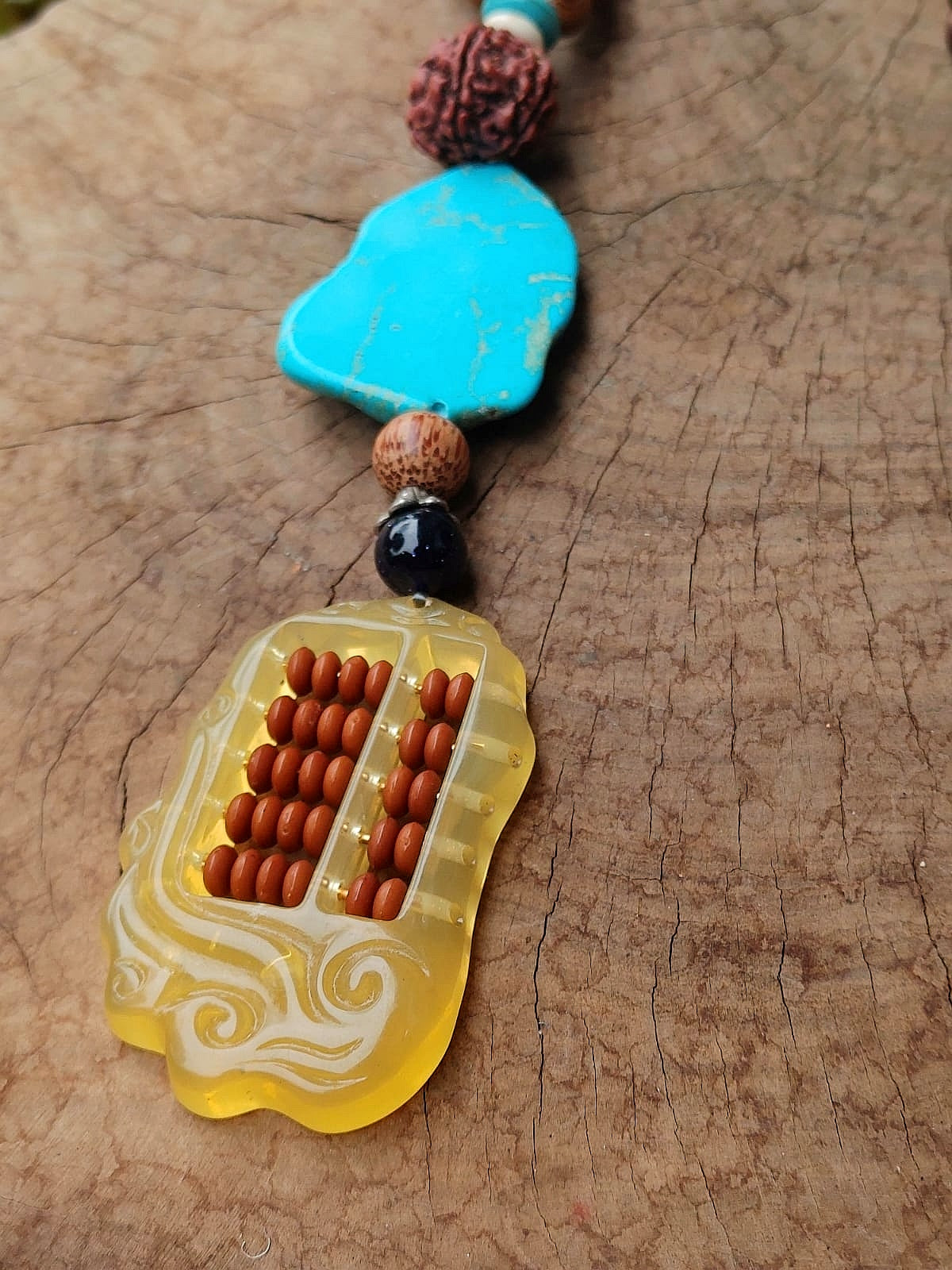 Nepalise Abacus Mala beads