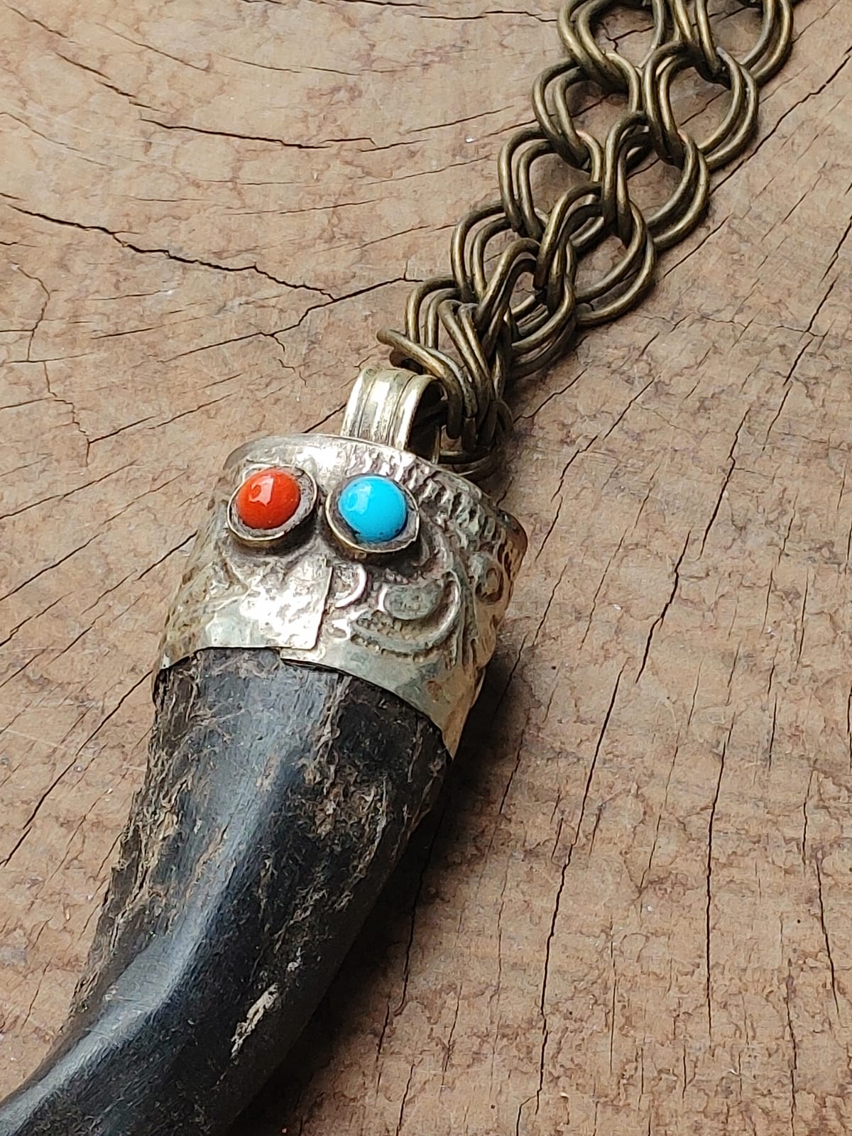 Tibetan Horn Necklace