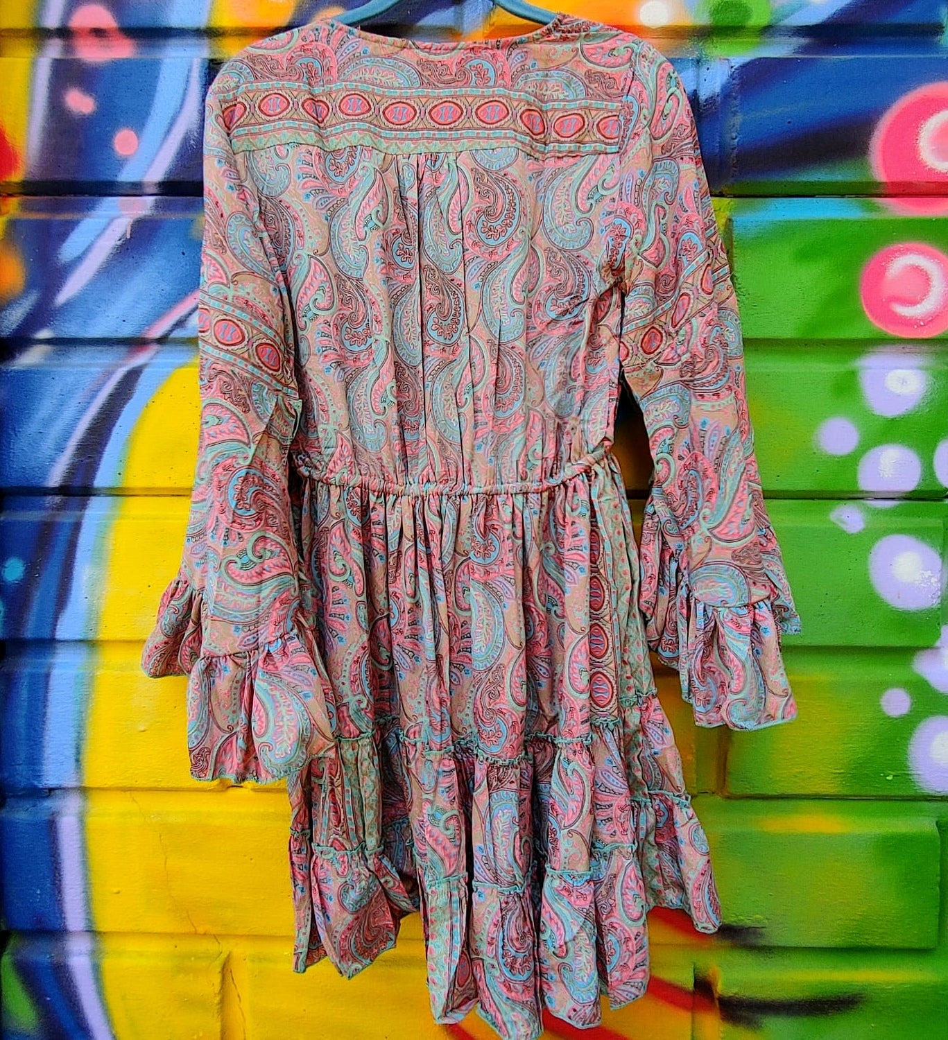 Bohemian Flared Sleeve Dress Bohemian Dusk Bodhi Tree Soul Shop