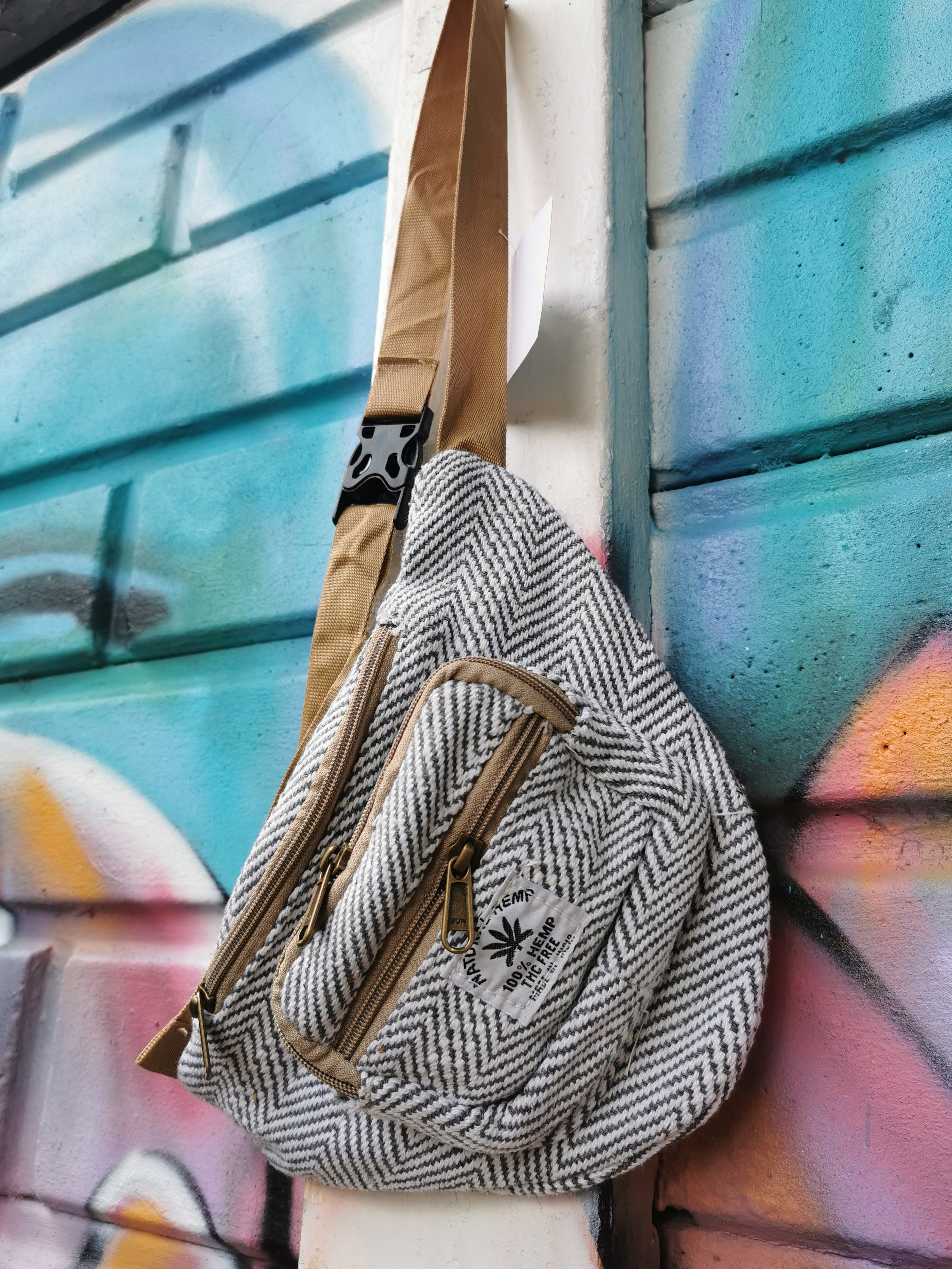 Pure Hemp Sling Bag, Cross body Bag and Hemp Travelling Bag and Eco  Friendly Bag | eBay