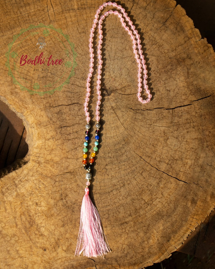 Rose Quartz Mala Beads