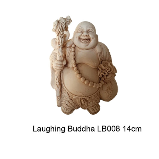 Laughing Buddha Statue With Staff