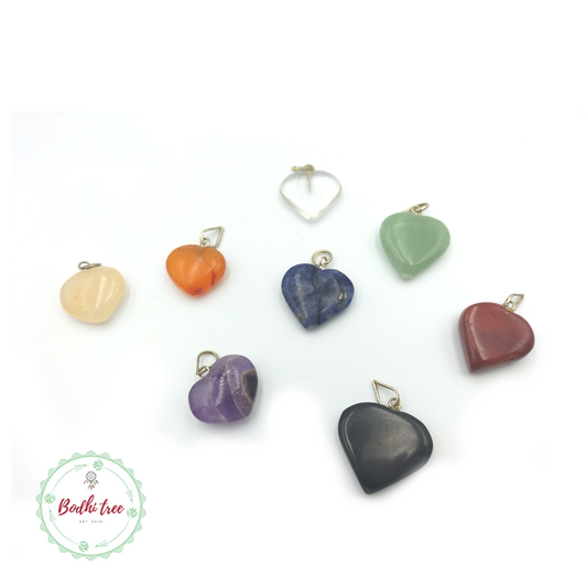 Crystal Heart Pendants